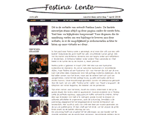 Tablet Screenshot of cafefestinalente.nl